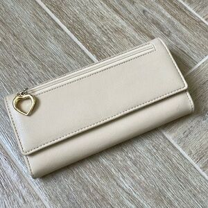 Light Tan Faux Leather Wallet